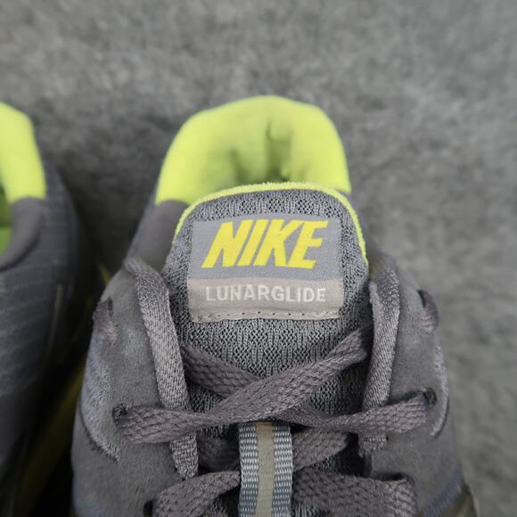 Nike Shoes Mens 10 Athletic Trainer Lunarglide Running Sneaker Active Sport Gray - Picture 4 of 15